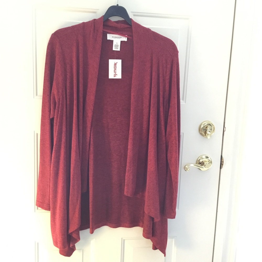 Women's Red Sweater Sz 1X NWT